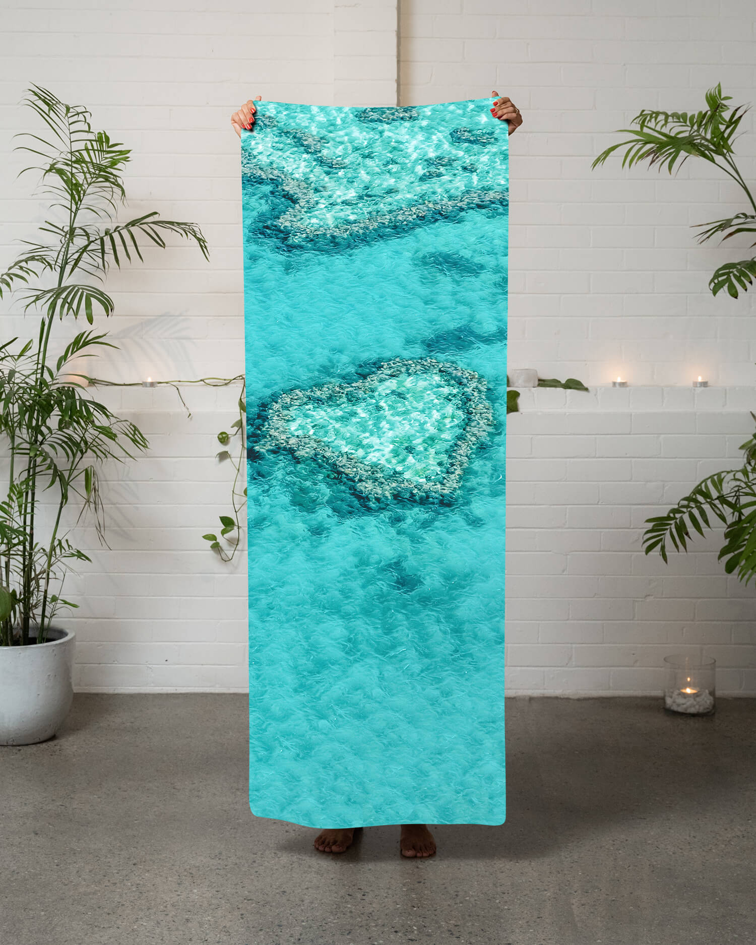 Heart Reef Yoga Mat